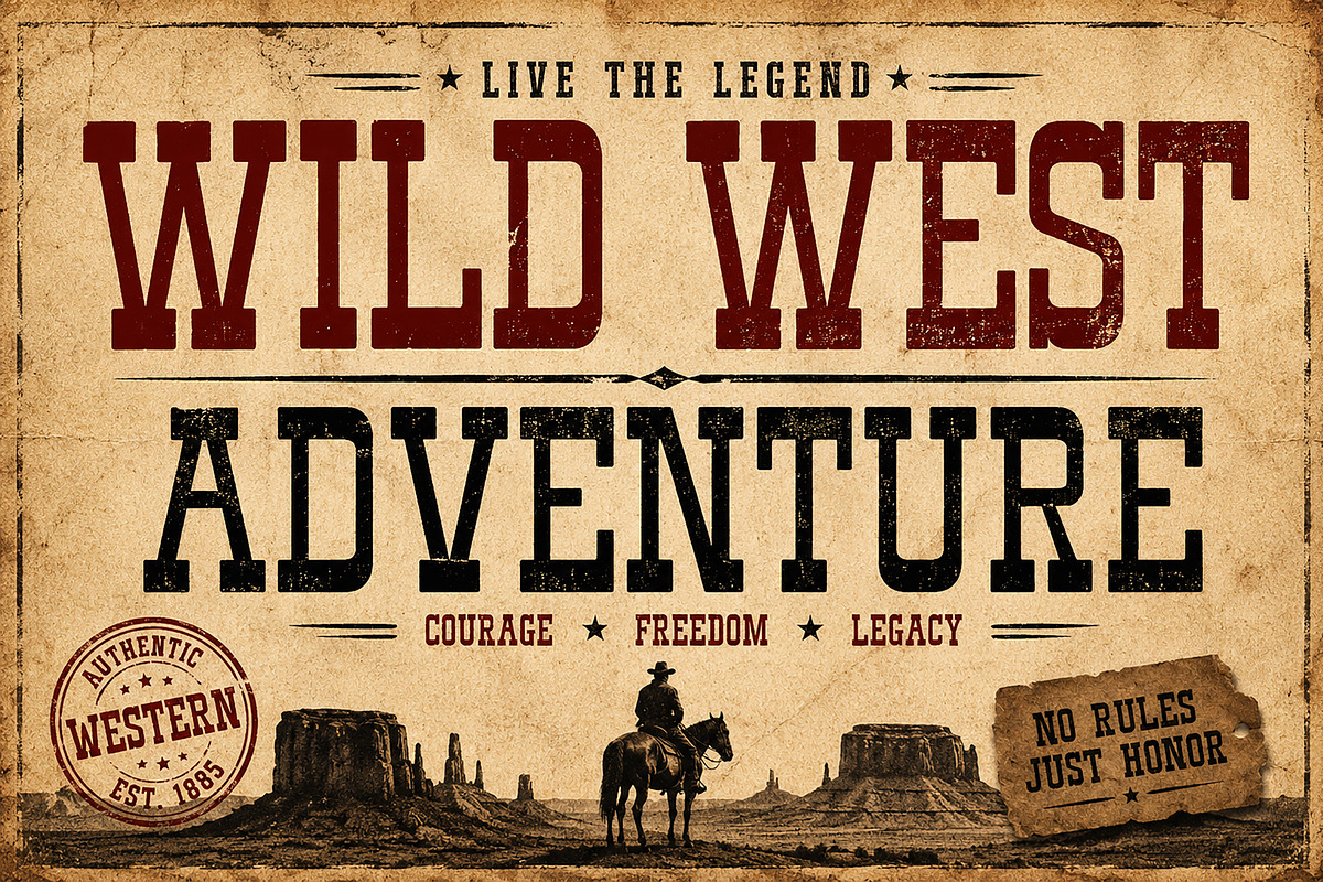 Rancher Capital, a Slab Serif Font by Wow Magic (Photo 4 of 5)