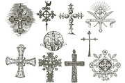 20 Vintage Crosses, an Illustration by Baydream (Thumbnail 2 of 3)