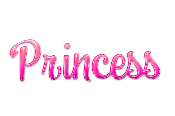 Glossy Elegant Script Text Effect preview 2