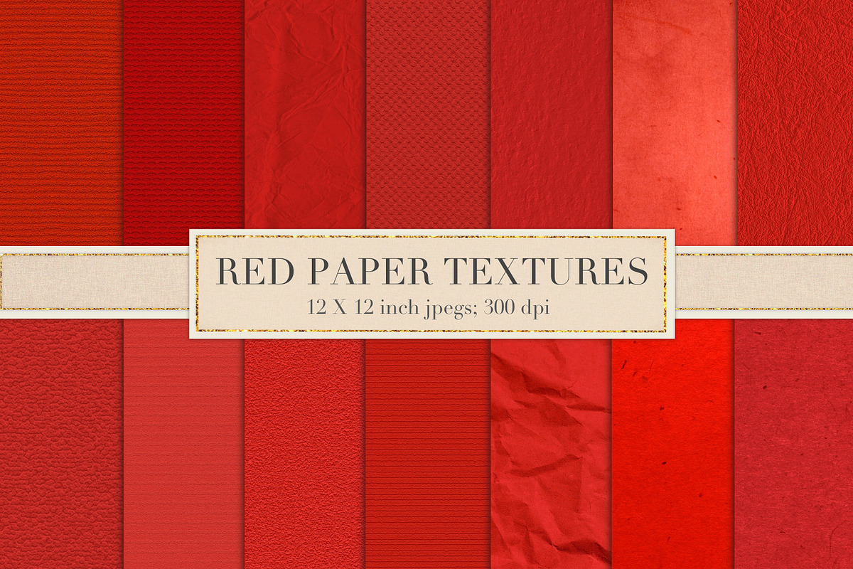 Red paper textures, a Texture Graphic by Paper Farms