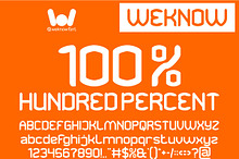 Hundred Percent font