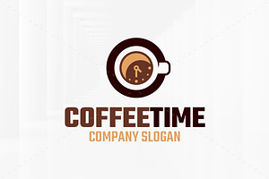 Coffee Time Logo Template