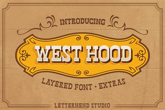 West Hood - 6 FONTS! preview 8