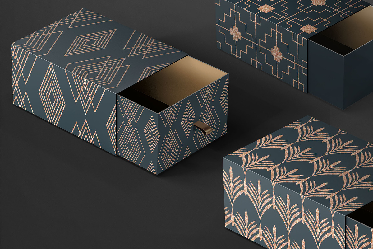 Asian Deco Vol.2 : Seamless Art Deco, a Pattern Graphic by AsianElements (Photo 11 of 11)