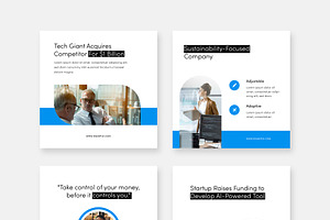 Finance & Business News Social Media, a Social Media Template by Filip Studio