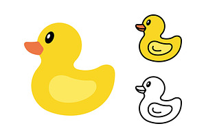 Yellow Duck Pattern