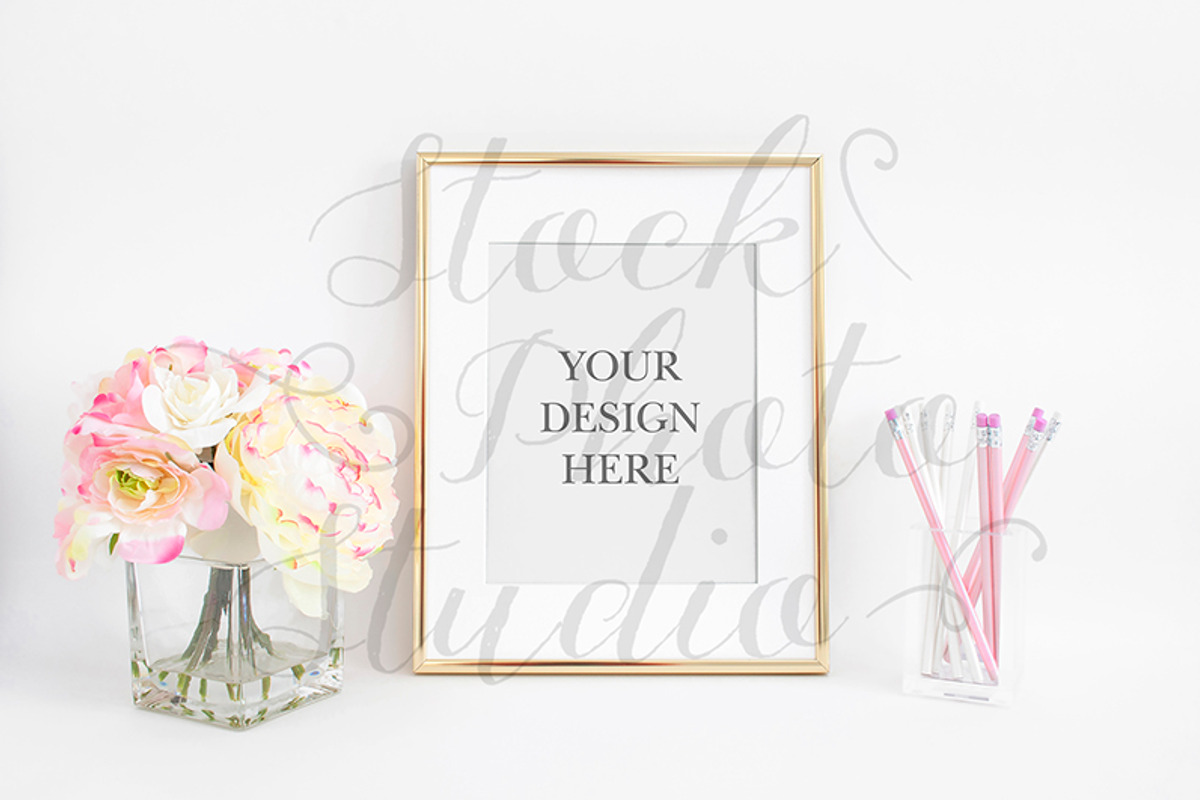 Gold Frame Styled Stock Photo #F101, a Print Template by Stock Photo Studio (Photo 1 of 2)