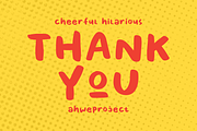 Cheerful Hilarious, a Sans Serif Font by ahweproject (Thumbnail 6 of 7)