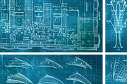100 Blueprint Technology Brushes, a Brush Add-On by xresch (Thumbnail 12 of 13)