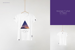 Men & Woman T-shirts Mock-up