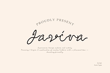 Javira Handwritten Script Font