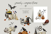 Halloween - Spoky Collection, a Seasonal Illustration by AleksaArt (Thumbnail 2 of 14)