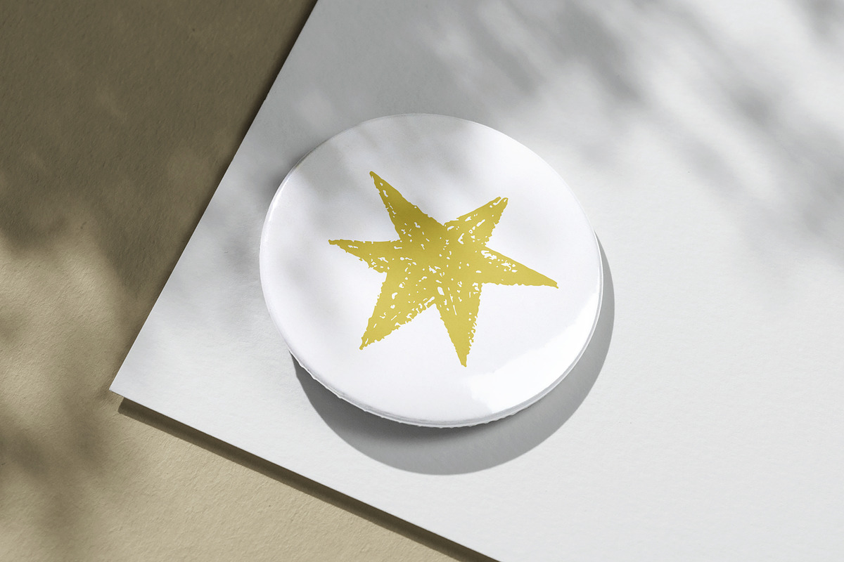 Stars set. Crayon textured doodles, an Object Graphic by Good Studio (Photo 5 of 6)