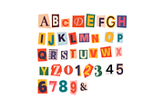 Ransom Letter Alphabet Set, an Object Graphic by Art Studio Design (Thumbnail 2 of 3)