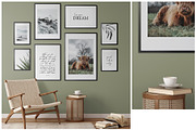 Frame & Wall Mockup Bundle, a Print Template by Yuri-U (Thumbnail 6 of 25)