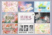 Floral Texture Bundle, a Background Graphic by lerinartstudio (Thumbnail 1 of 9)