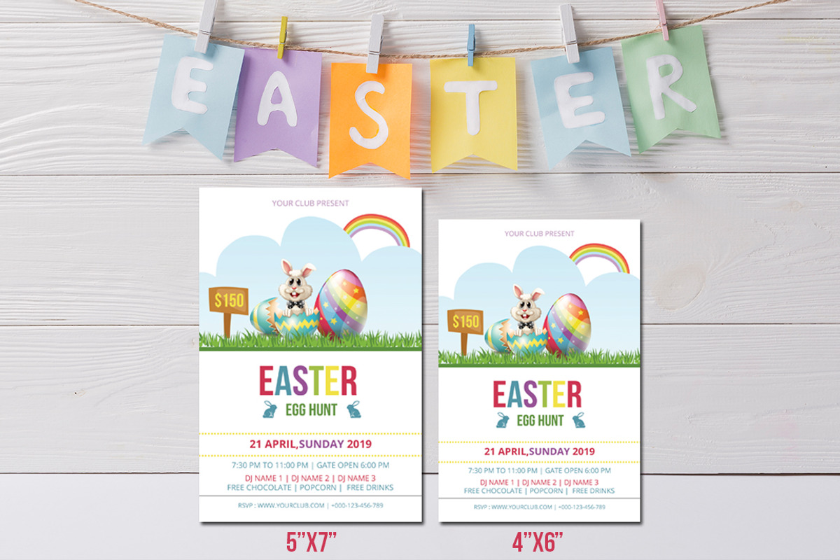 Easter Party Flyer V-02, a Flyer Template by Rimana_Templatehive (Photo 2 of 3)