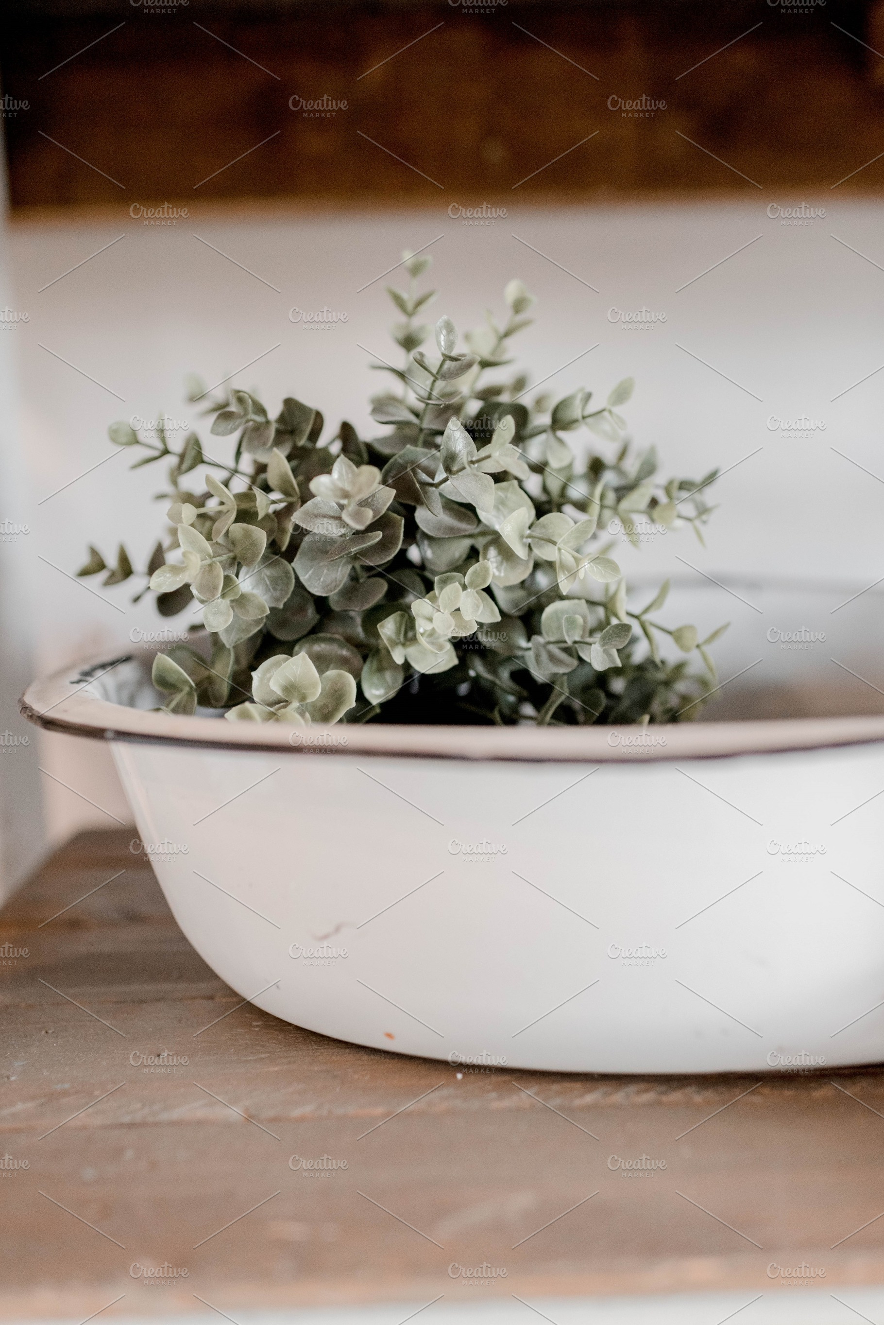 Home Decor - Wood - Greenery, a Photo by Hudson Farmhouse