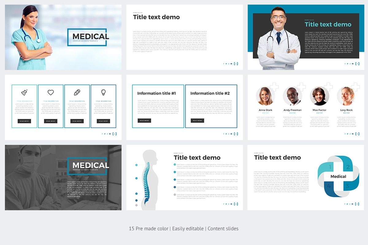 Medical PowerPoint Template, a Presentation Template by HiSlide.io (Photo 4 of 8)