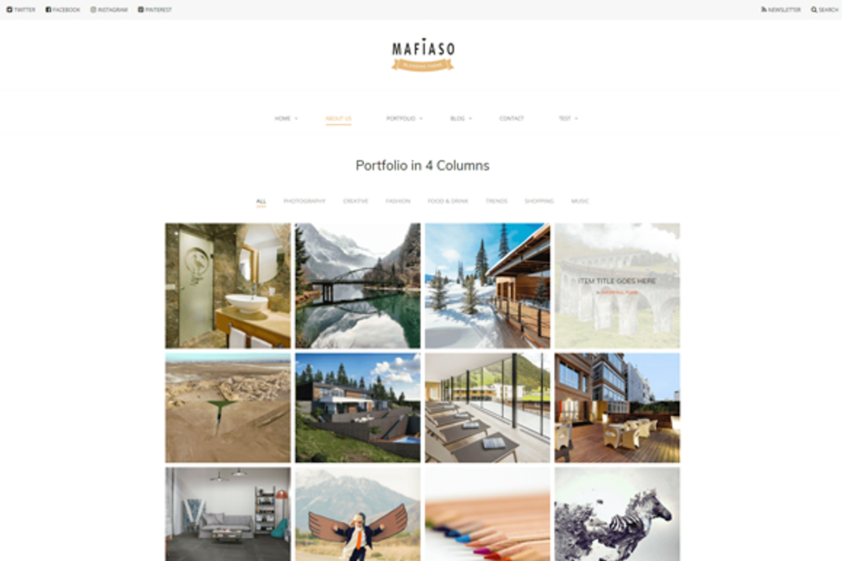 Mafiaso - Blog HTML Template, a Websites & App Template by FlyTemplates.com (Photo 4 of 10)