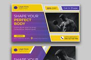 Fitness gym youtube video thumbnail, a Social Media Template by mh_arif (Thumbnail 1 of 3)