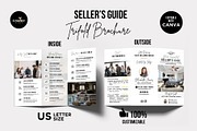 Seller Guide Trifold Brochure Canva, a Brochure Template by CreativeVinesStore (Thumbnail 2 of 6)