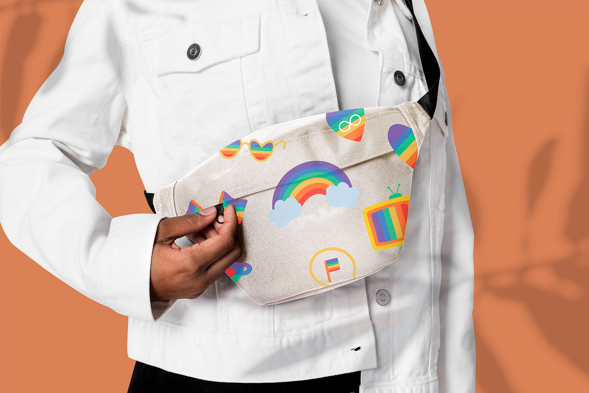 Retro LGBT Pride Month, a Person Illustration by Vibérains (Photo 9 of 12)