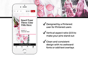 Pinterest Pin Template - Pink, a Social Media Template by ProductiveandFree (Thumbnail 5 of 9)
