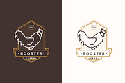 Outline Animal Badges, a Branding & Logo Template by blauananas (Thumbnail 6 of 8)