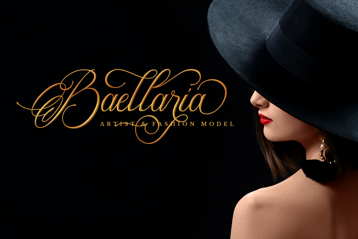 Memorable Romantic Calligraphy Font, a Script Font by RockboyStd (Photo 3 of 12)