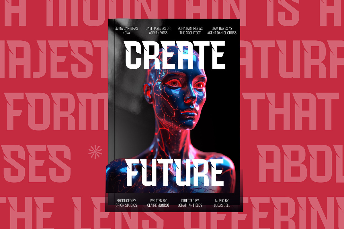 Chiteror Futuristic Display Font, a Sans Serif Font by timelesstype.co (Photo 5 of 20)