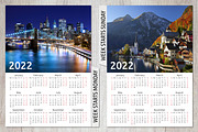 Alfa Calendar Creator 2022, a Stationery Template by inimalGraphic (Thumbnail 4 of 7)