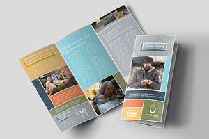 Homeless Shelter Brochure Template, a Brochure Template by StockLayouts