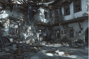 Following a cataclysmic event such, an Architecture Photo by ZinetroN