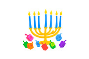 Festive Kwanzaa & Hanukkah Icon Set, an Object Graphic by yasushie (Thumbnail 9 of 16)