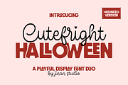 Cutefright Halloween Font Duo, a Handwritten Font by Ainun Jinan (Thumbnail 1 of 14)