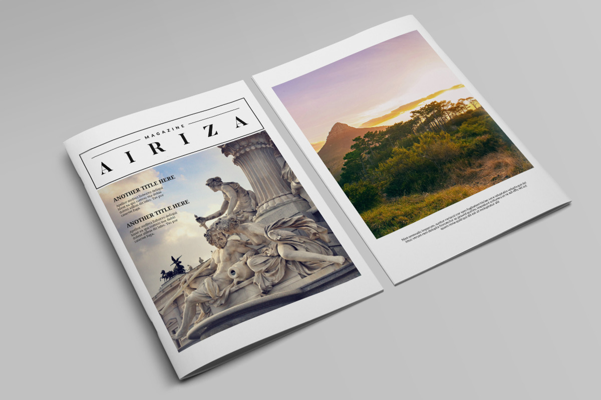 Airiza Magazine, a Magazine Template by Teweka Template (Photo 10 of 10)