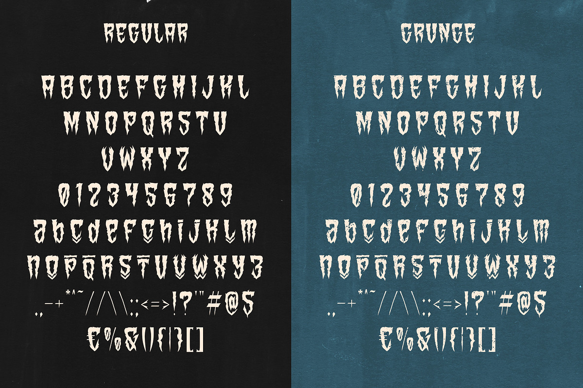 Ghaib, a Font by HATFSTUDIO (Photo 6 of 7)