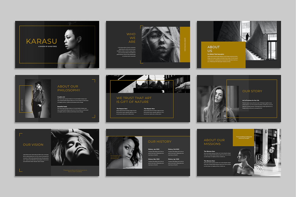 Karasu - Minimalist Google Slides, a Presentation Template by kerismaker (Photo 2 of 5)