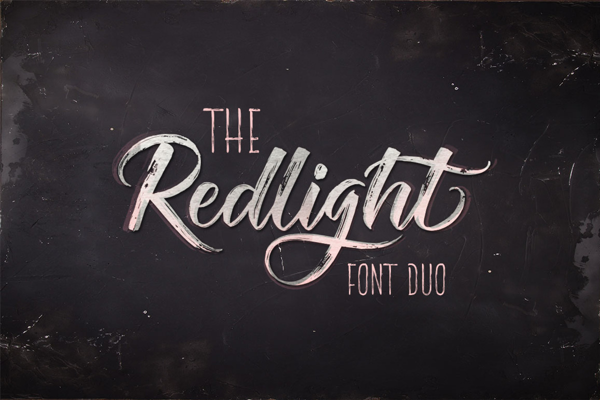 The Redlight Font Duo (UPDATE)