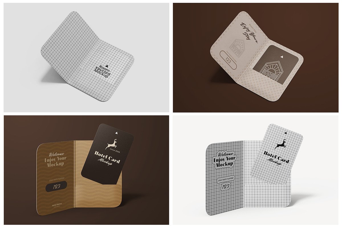 Hotel Room Card PSD Mockup Set, a Books & Magazine Mockup by Remnand Studio (Photo 7 of 10)