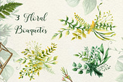 Herbaceous Greens-watercolor set, a Decorative Illustration by Astarte_design (Thumbnail 6 of 13)
