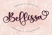 Bellissa, a Script Font by Letterara (Thumbnail 1 of 10)