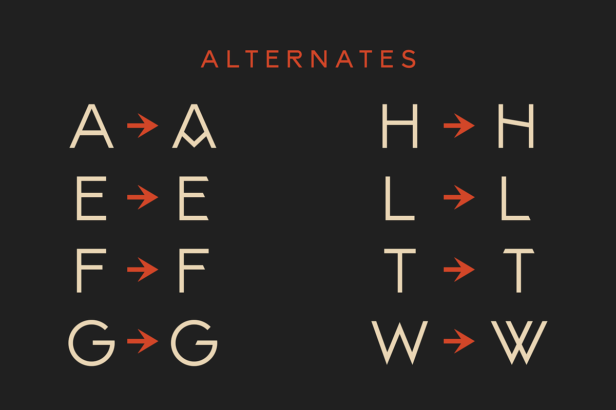 PORTLAND — Handcrafted Vintage Font preview 3