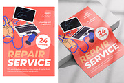 Electronics repair set, ad templates, a Technology Illustration by PaperTrident (Thumbnail 6 of 10)