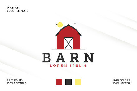 Barn Logo Template