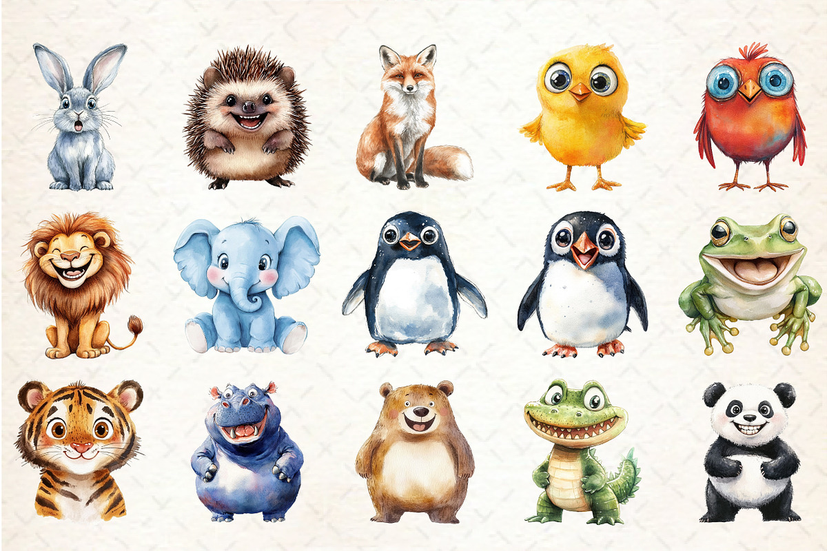 Quirky Funny Animals Sublimation, an Animal Illustration by Rose Art (Photo 2 of 7)