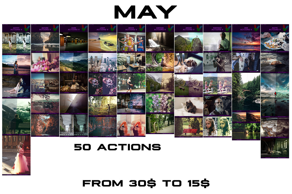 600+ Photoshop Actions + BONUS, an Action Add-On by Viktor Gjokaj (Photo 6 of 13)