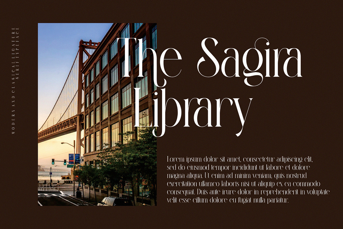 Sragih Elegant Ligature Serif, a Serif Font by Alfinart (Photo 2 of 8)