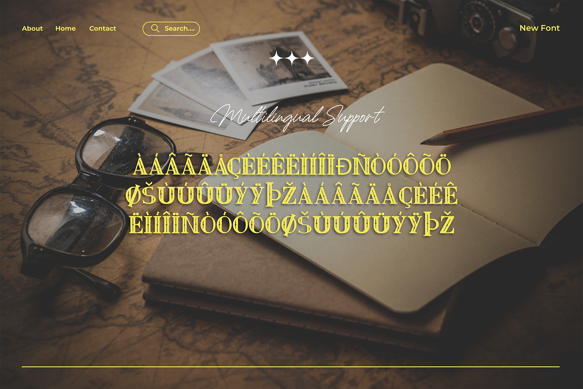 Ganesha - A Classy Vintage Font, a Serif Font by overlaytemplates (Photo 5 of 5)